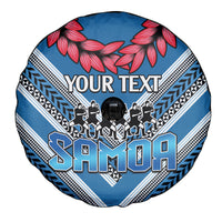 Custom Manuma Samoa Rugby Spare Tire Cover Ula fala Samoan Siva Tau Tribal LT9 - Polynesian Pride