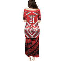 Custom Tonga Rugby Puletasi Tonga Sipi Tau Ngatu Tribal Pattern