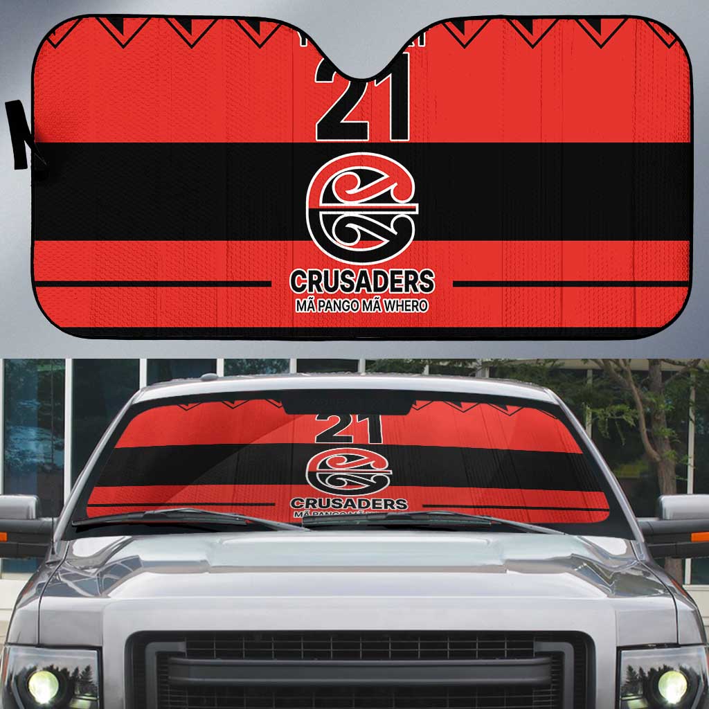 New Zealand Rugby Pacific Custom Auto Sun Shade Whatumoana Classic Retro 2025 - Polynesian Pride