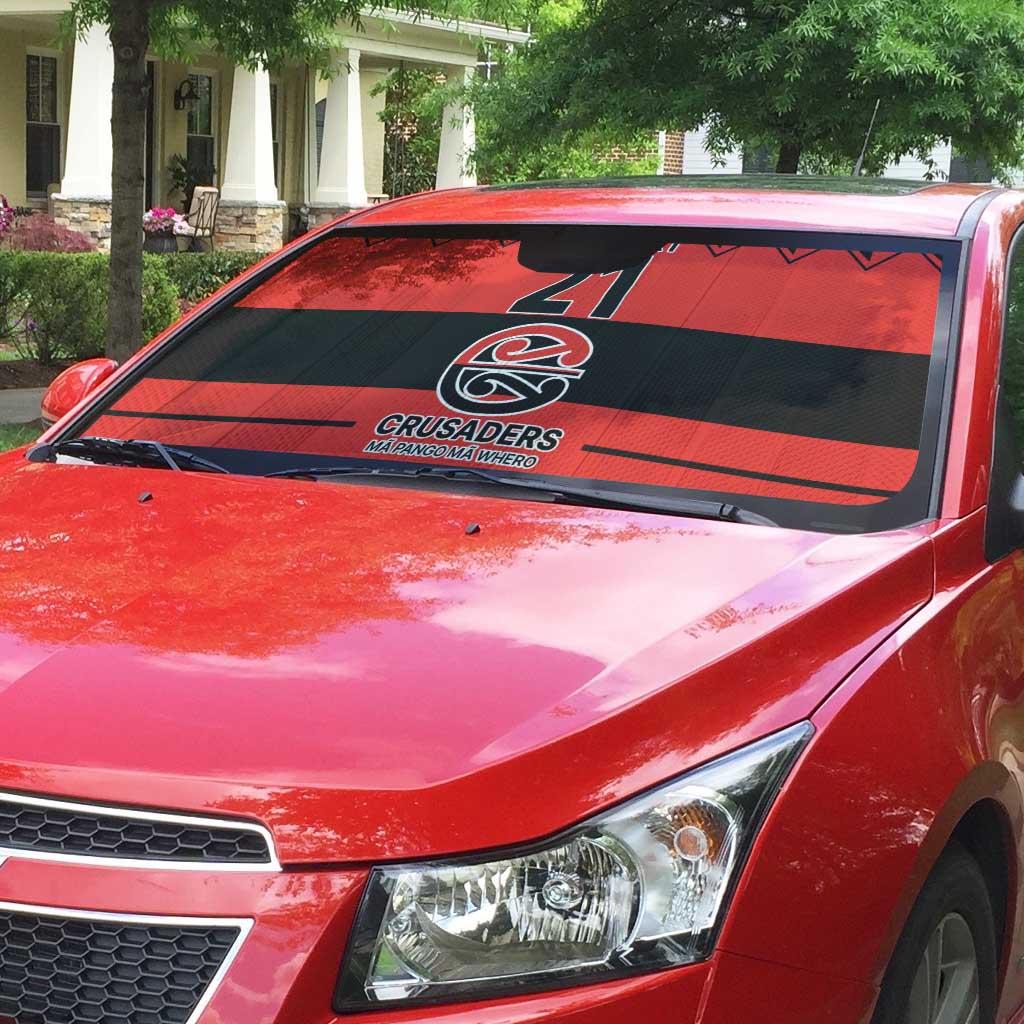 New Zealand Rugby Pacific Custom Auto Sun Shade Whatumoana Classic Retro 2025 - Polynesian Pride