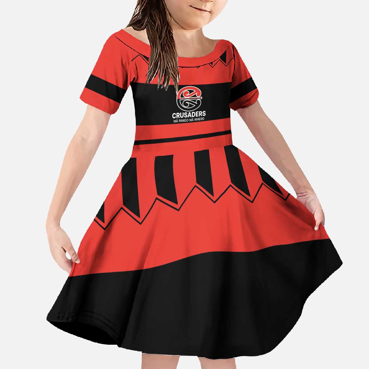 New Zealand Rugby Pacific Custom Family Matching Off The Shoulder Long Sleeve Dress and Hawaiian Shirt Whatumoana Classic Retro 2025