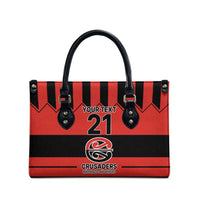 New Zealand Rugby Pacific Custom Leather Bag Whatumoana Classic Retro 2025 - Polynesian Pride