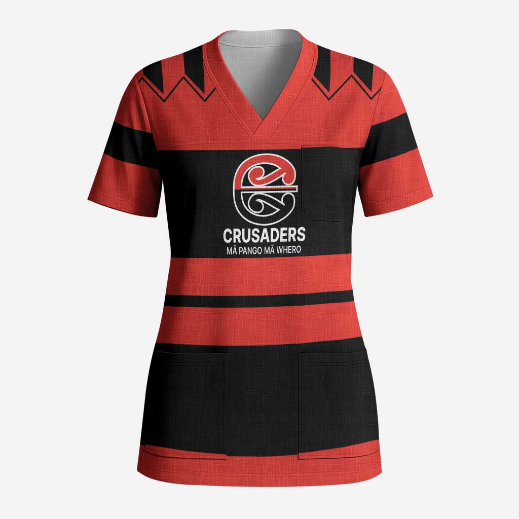 New Zealand Rugby Pacific Custom Scrub Top Whatumoana Classic Retro 2025 - Polynesian Pride