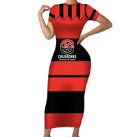 New Zealand Rugby Pacific Custom Short Sleeve Bodycon Dress Whatumoana Classic Retro 2025