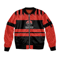 New Zealand Rugby Pacific Custom Sleeve Zip Bomber Jacket Whatumoana Classic Retro 2025