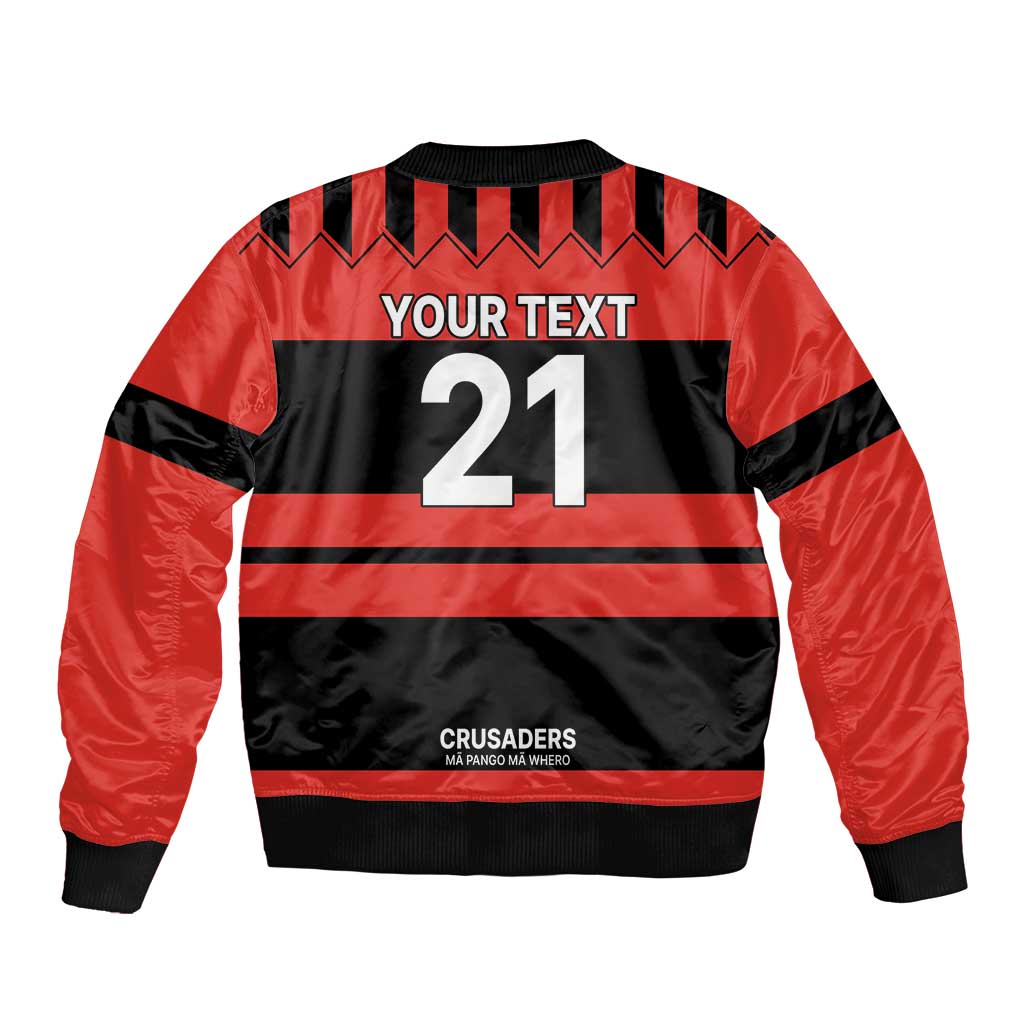 New Zealand Rugby Pacific Custom Sleeve Zip Bomber Jacket Whatumoana Classic Retro 2025