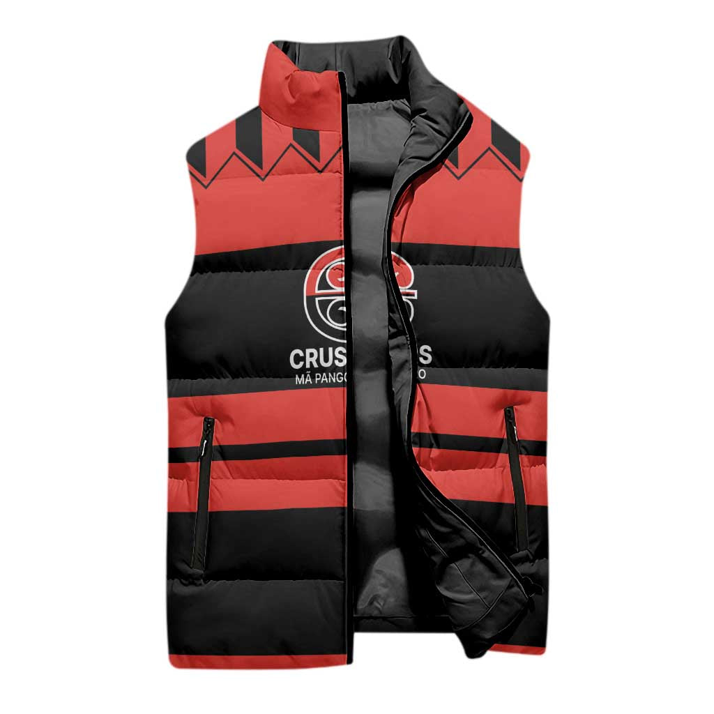New Zealand Rugby Pacific Custom Sleeveless Puffer Jacket Whatumoana Classic Retro 2025 - Polynesian Pride