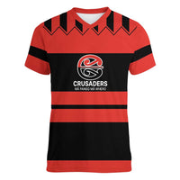 New Zealand Rugby Pacific Custom Women V-Neck T-Shirt Whatumoana Classic Retro 2025