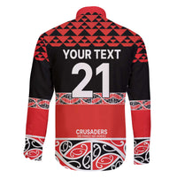 New Zealand Rugby Pacific Custom Family Matching Off The Shoulder Long Sleeve Dress and Hawaiian Shirt Whatumoana Maori Kowhaiwhai Pattern