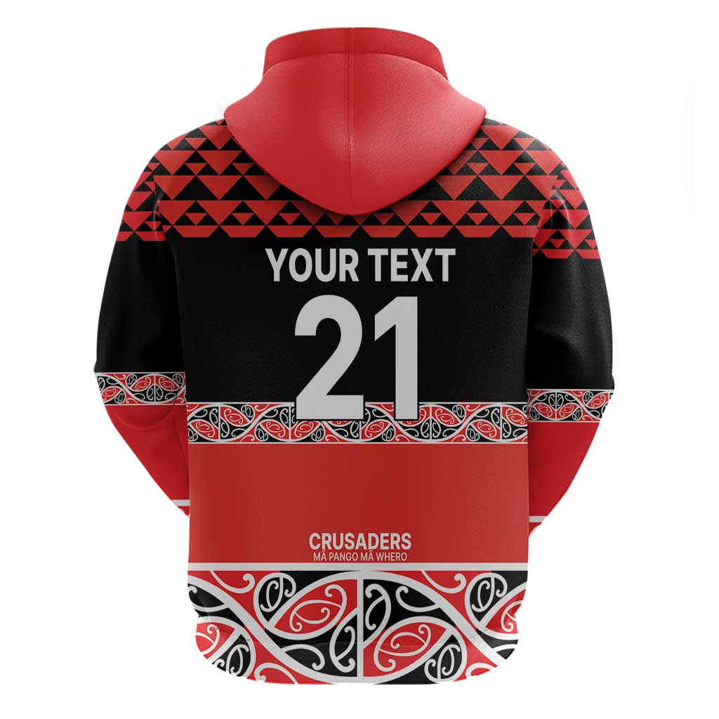 New Zealand Rugby Pacific Custom Hoodie Whatumoana Maori Kowhaiwhai Pattern