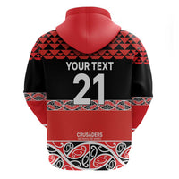 New Zealand Rugby Pacific Custom Hoodie Whatumoana Maori Kowhaiwhai Pattern