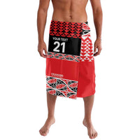 New Zealand Rugby Pacific Custom Lavalava Whatumoana Maori Kowhaiwhai Pattern