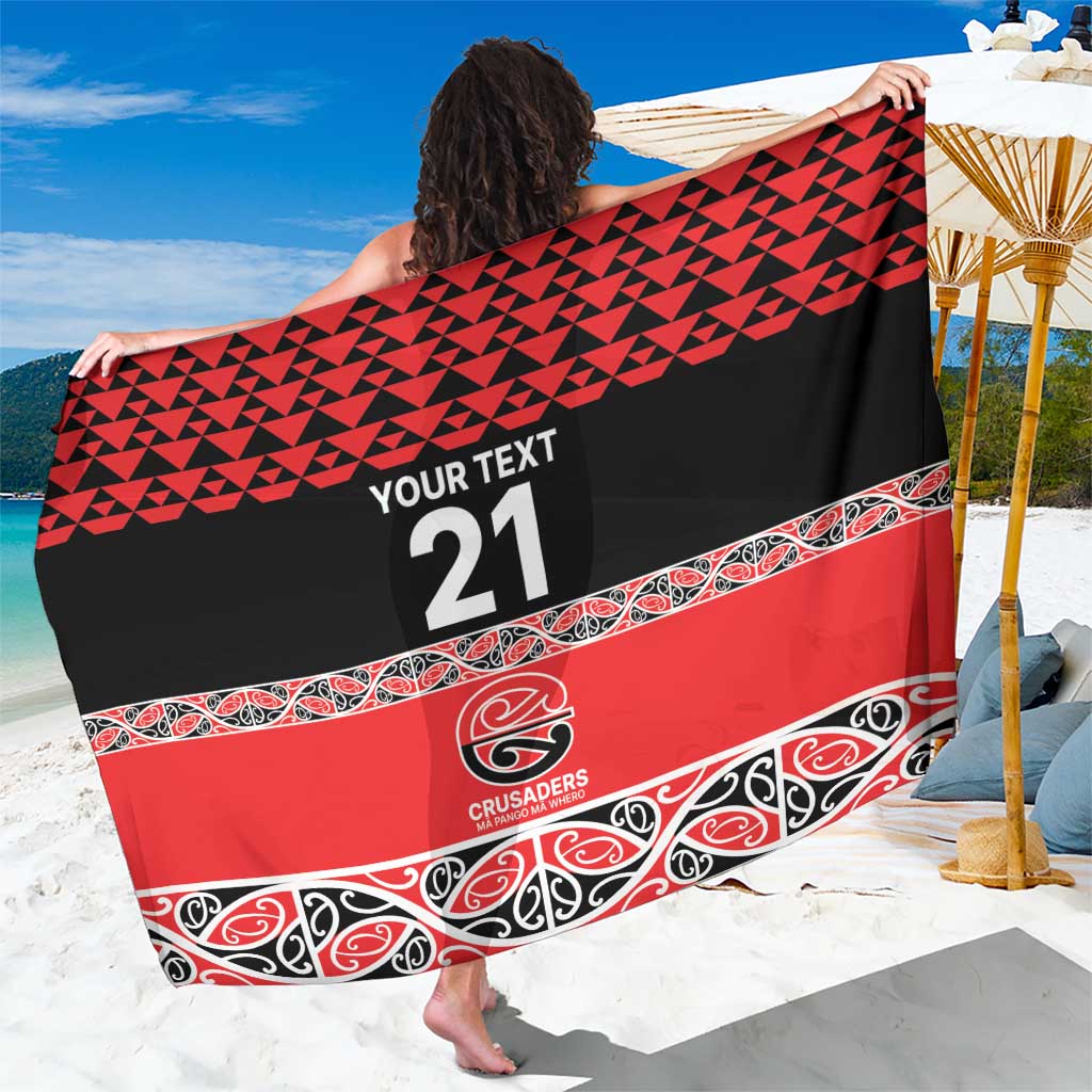 New Zealand Rugby Pacific Custom Sarong Whatumoana Maori Kowhaiwhai Pattern