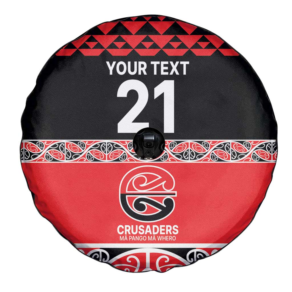 New Zealand Rugby Pacific Custom Spare Tire Cover Whatumoana Maori Kowhaiwhai Pattern