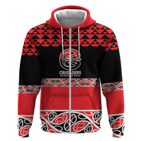 New Zealand Rugby Pacific Custom Zip Hoodie Whatumoana Maori Kowhaiwhai Pattern