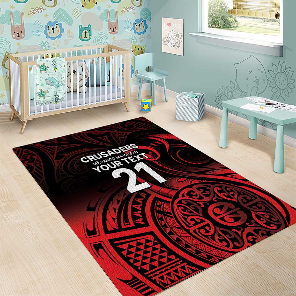 New Zealand Rugby Pacific Custom Area Rug Whatumoana Maori Tribal Tattoo