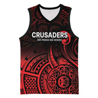 New Zealand Rugby Pacific Custom Basketball Jersey Whatumoana Maori Tribal Tattoo - Polynesian Pride