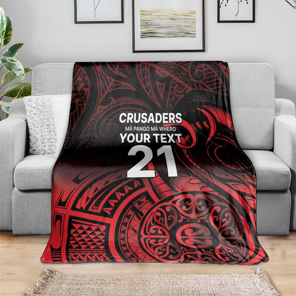 New Zealand Rugby Pacific Custom Blanket Whatumoana Maori Tribal Tattoo