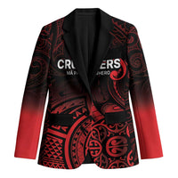 New Zealand Rugby Pacific Custom Blazer Whatumoana Maori Tribal Tattoo - Polynesian Pride