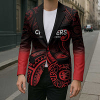 New Zealand Rugby Pacific Custom Blazer Whatumoana Maori Tribal Tattoo - Polynesian Pride