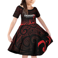 New Zealand Rugby Pacific Custom Family Matching Off Shoulder Short Dress and Hawaiian Shirt Whatumoana Maori Tribal Tattoo