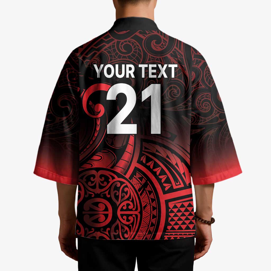 New Zealand Rugby Pacific Custom Kimono Whatumoana Maori Tribal Tattoo LT9 - Polynesian Pride