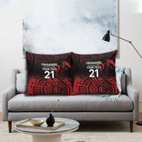 New Zealand Rugby Pacific Custom Pillow Cover Whatumoana Maori Tribal Tattoo - Polynesian Pride
