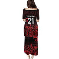 New Zealand Rugby Pacific Custom Puletasi Whatumoana Maori Tribal Tattoo