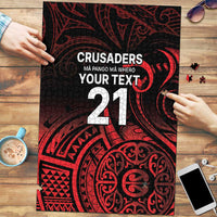 New Zealand Rugby Pacific Custom Puzzle Whatumoana Maori Tribal Tattoo - Polynesian Pride