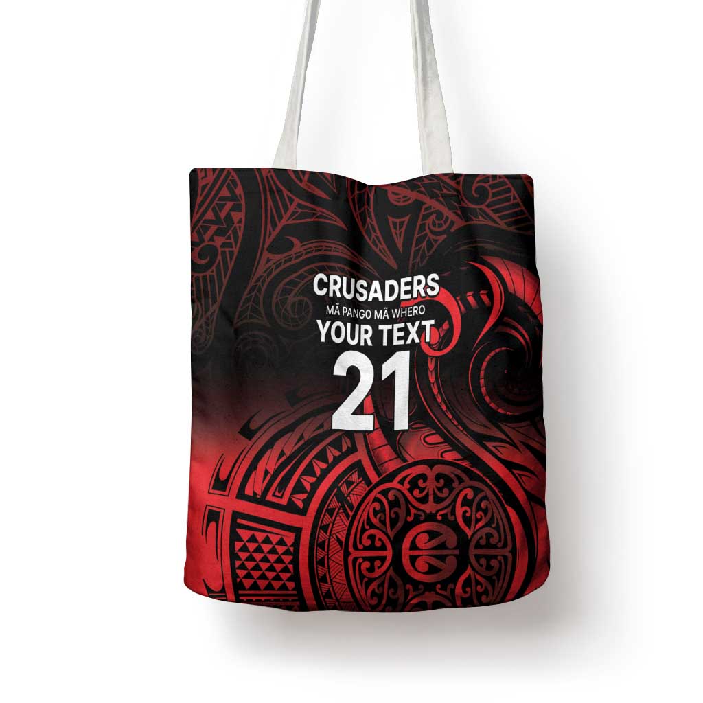 New Zealand Rugby Pacific Custom Tote Bag Whatumoana Maori Tribal Tattoo - Polynesian Pride