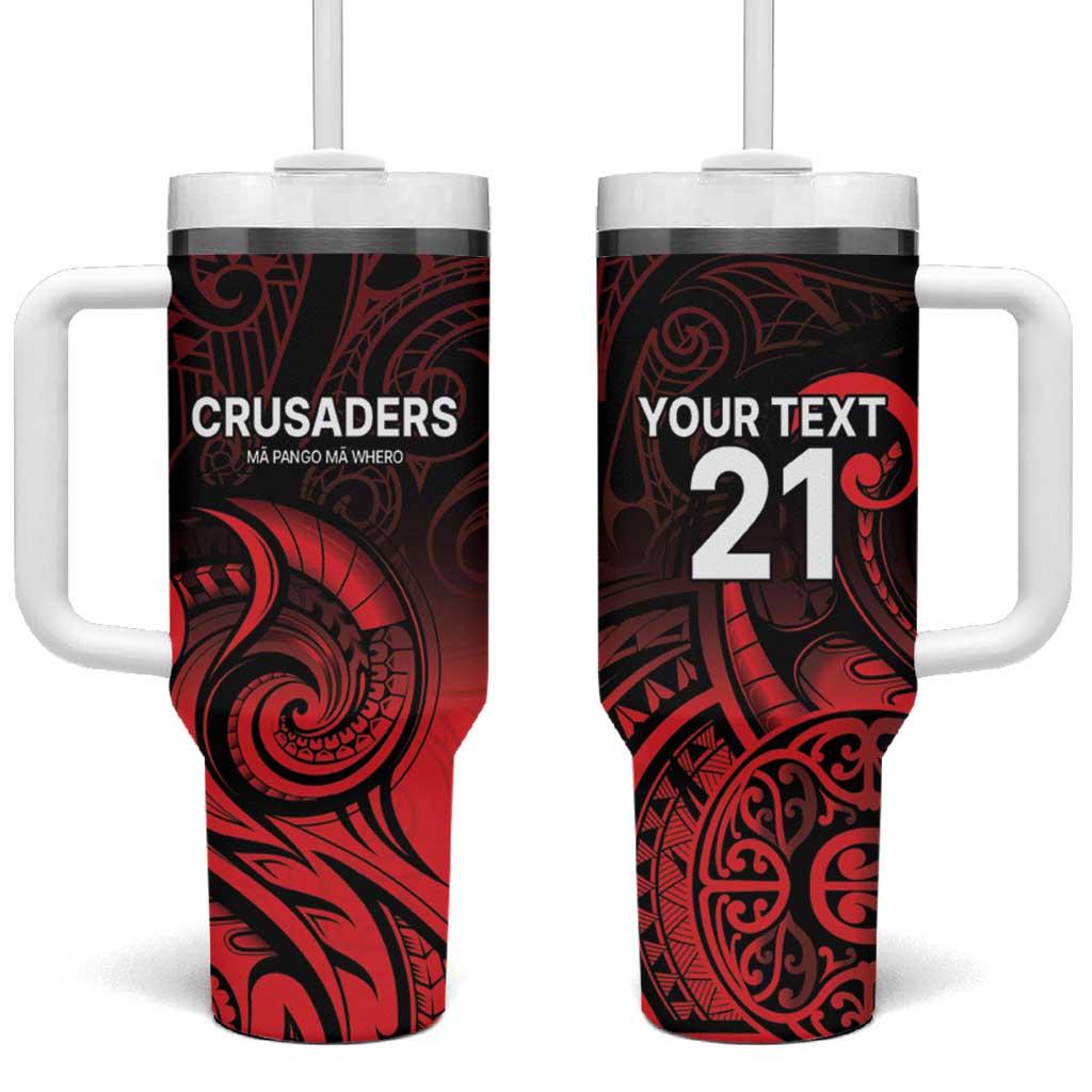 New Zealand Rugby Pacific Custom Tumbler With Handle Whatumoana Maori Tribal Tattoo