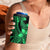 Polynesian Tribal Plumeria Flowers 4 in 1 Can Cooler Tumbler Green Vibe