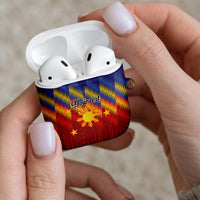 Personalized Philippines Eight Rays Sun AirPods Case Traditional Filipino Igorot Pattern Motif