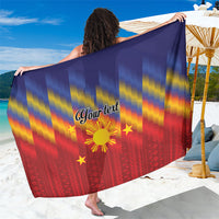 Personalized Philippines Eight Rays Sun Sarong Traditional Filipino Igorot Pattern Motif