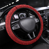 Philippines Eight Rays Sun Steering Wheel Cover Traditional Filipino Igorot Pattern Motif