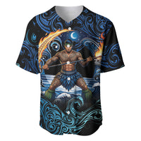 Samoa Siva Afi Baseball Jersey Fireknife Fire Dance Pacific Tribal Motif