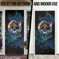 Samoa Siva Afi Door Cover Fireknife Fire Dance Pacific Tribal Motif