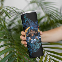 Samoa Siva Afi Skinny Tumbler Fireknife Fire Dance Pacific Tribal Motif