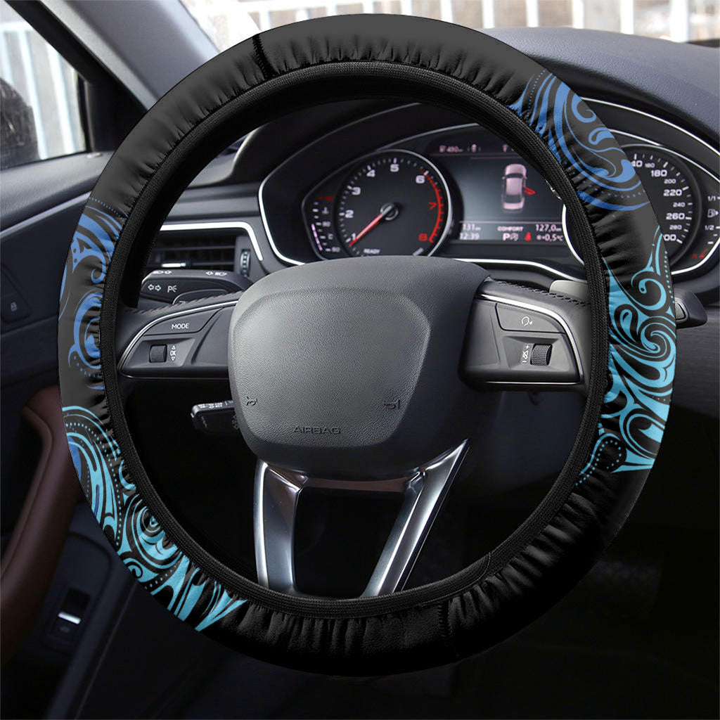 Samoa Siva Afi Steering Wheel Cover Fireknife Fire Dance Pacific Tribal Motif