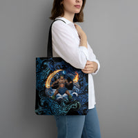 Samoa Siva Afi Tote Bag Fireknife Fire Dance Pacific Tribal Motif