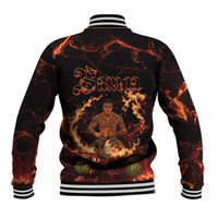 Samoa Siva Afi Dance Fireknife Baseball Jacket Polynesian Heritage Fire Dance LT9 - Polynesian Pride