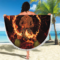 Samoa Siva Afi Dance Fireknife Beach Blanket Polynesian Heritage Fire Dance