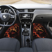 Samoa Siva Afi Dance Fireknife Car Mats Polynesian Heritage Fire Dance