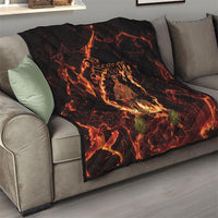 Samoa Siva Afi Dance Fireknife Quilt Polynesian Heritage Fire Dance