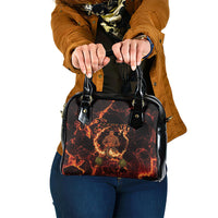 Samoa Siva Afi Dance Fireknife Shoulder Handbag Polynesian Heritage Fire Dance