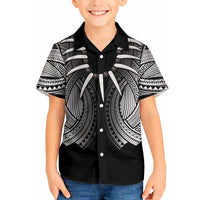 Samoan Ula Nifo Afi Tribal Hawaiian Shirt Polynesian Pattern