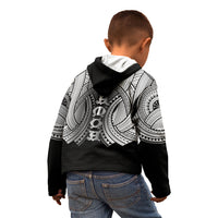 Samoan Ula Nifo Afi Tribal Kid Hoodie Polynesian Pattern