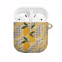Maku'e Hawaiian Mango Palaka AirPods Case Aloha Hibiscus Pikake Lei
