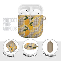 Maku'e Hawaiian Mango Palaka AirPods Case Aloha Hibiscus Pikake Lei
