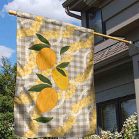 Maku'e Hawaiian Mango Palaka Garden Flag Aloha Hibiscus Pikake Lei